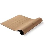 Lotuscrafts Yogamatte Cork - Rutschfeste Sweat Proof Oberfläche - 100% Recycelbare Materialien -...