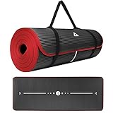 Amazon Brand - Umi - Fitnessmatte Sportmatte Rutschfest Extra-Dick Yogamatte NBR Pilates Mat mit...