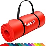 MOVIT Gymnastikmatte, hautfreundlich und phthalatfrei, in 3 Größen und 12 Farben - Auswahl: 183cm...