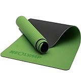 NEOLYMP Yogamatte (in Moosgrün) - Ideal für Yoga, Pilates & Gymnastik - rutschfeste Oberfläche...