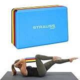 STRAUSS Yoga-Block, mehrfarbig