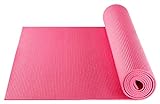 BODYMATE Yogamatte Universal Fuchsia-Pink - Größe 183x61cm – Dicke 5mm – Schadstoffgeprüft...